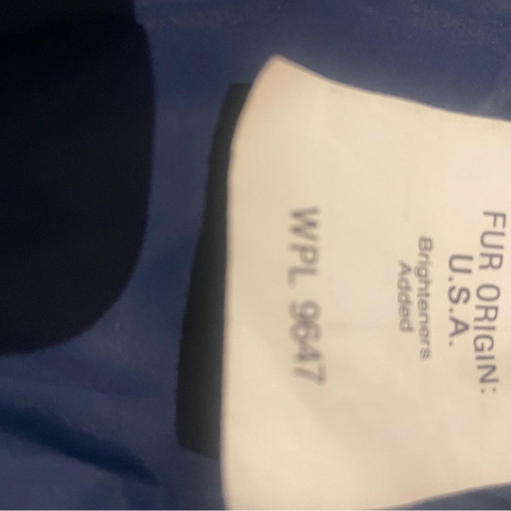 Eddie Bauer Navy Parka with Fur Hood - Picture 3 of 3